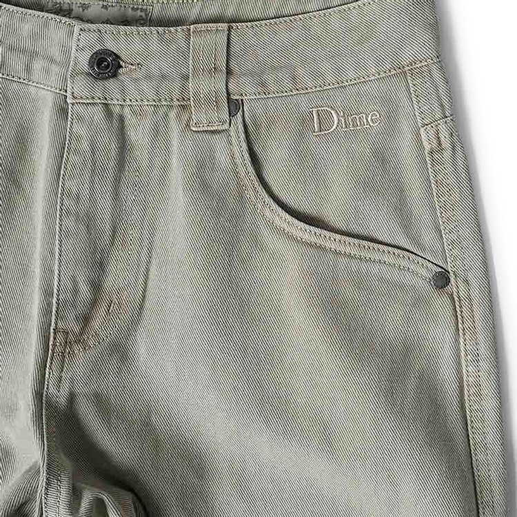 Dime Baggy Denim Pants Khaki