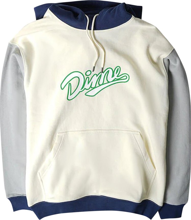 Dime Team Split Hoodie Cream