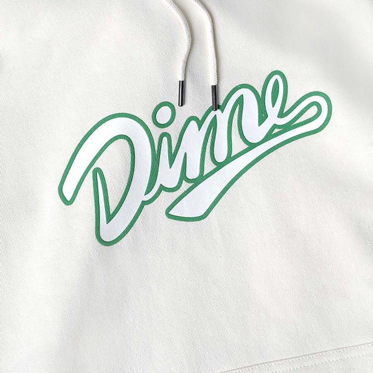 Dime Team Split Hoodie Cream