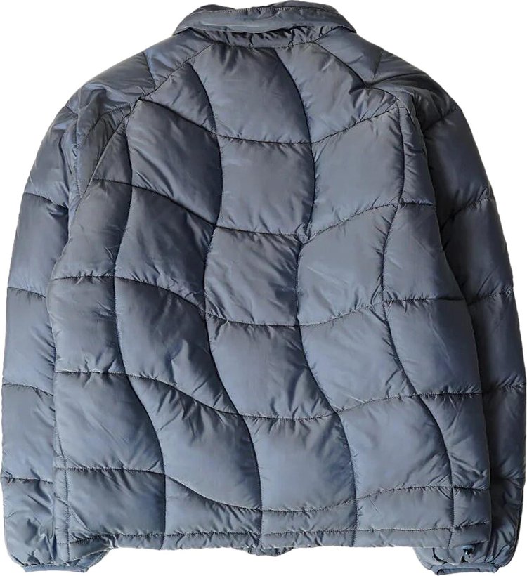 Dime Wave Puffer Jacket Grey