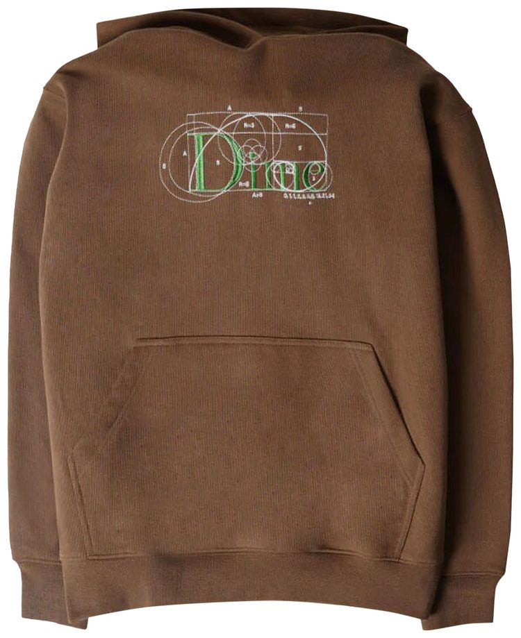 Dime Classic Ratio Hoodie Brown