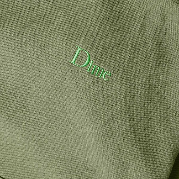 Dime Classic Small Logo Hoodie Green