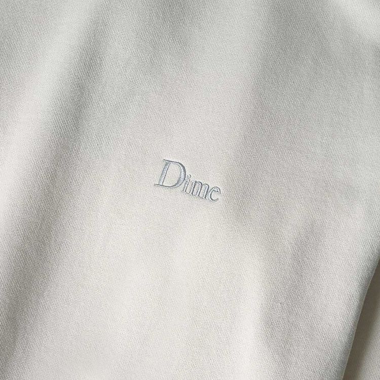Dime Classic Small Logo Crewneck Bone