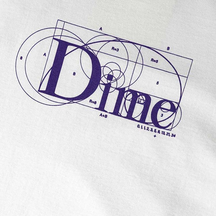 Dime Classic Ratio T Shirt White