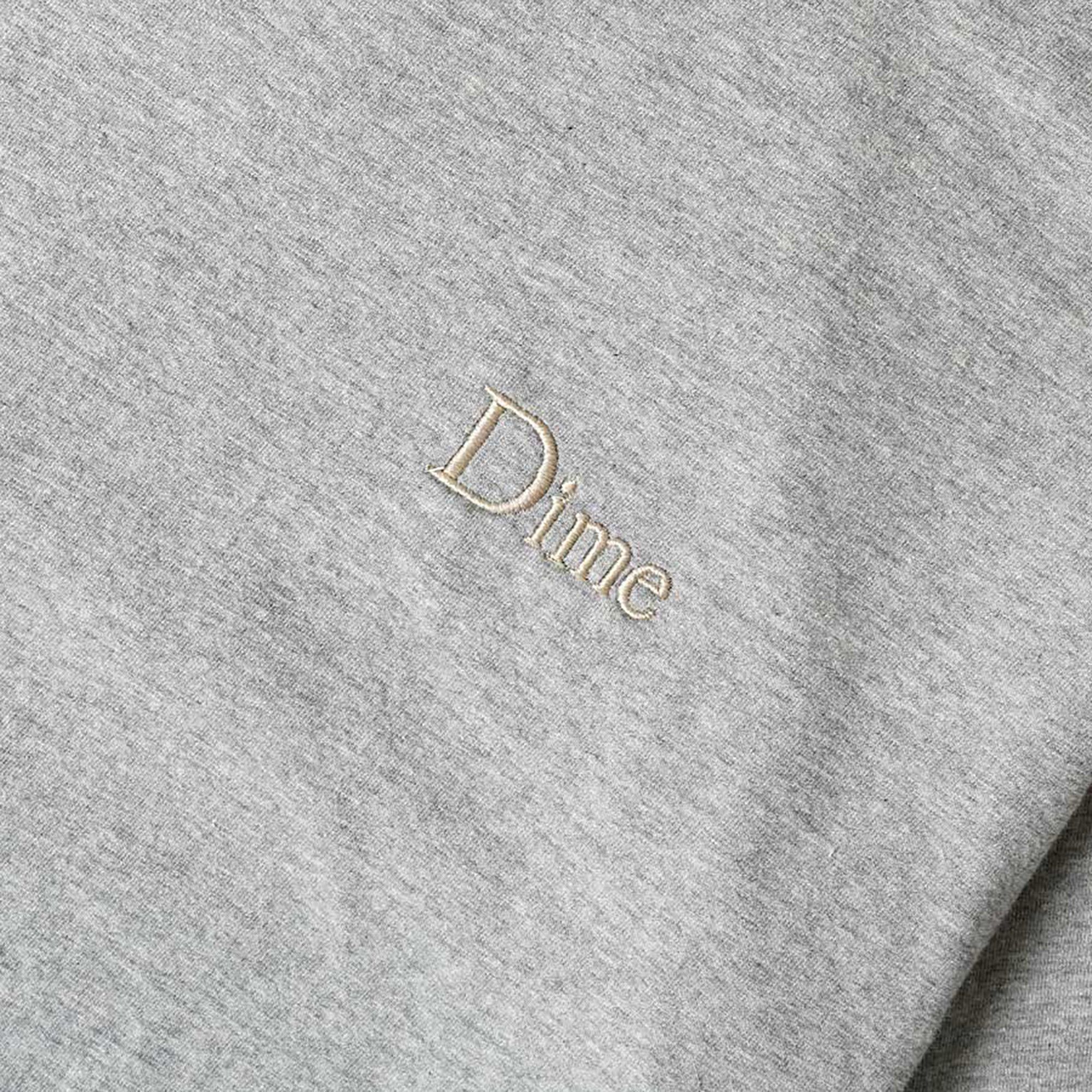 Buy Dime Classic Small Logo T-Shirt 'Heather Grey