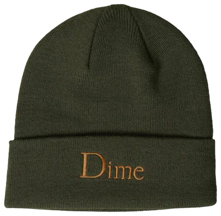 Dime Classic Wool Fold Beanie Army