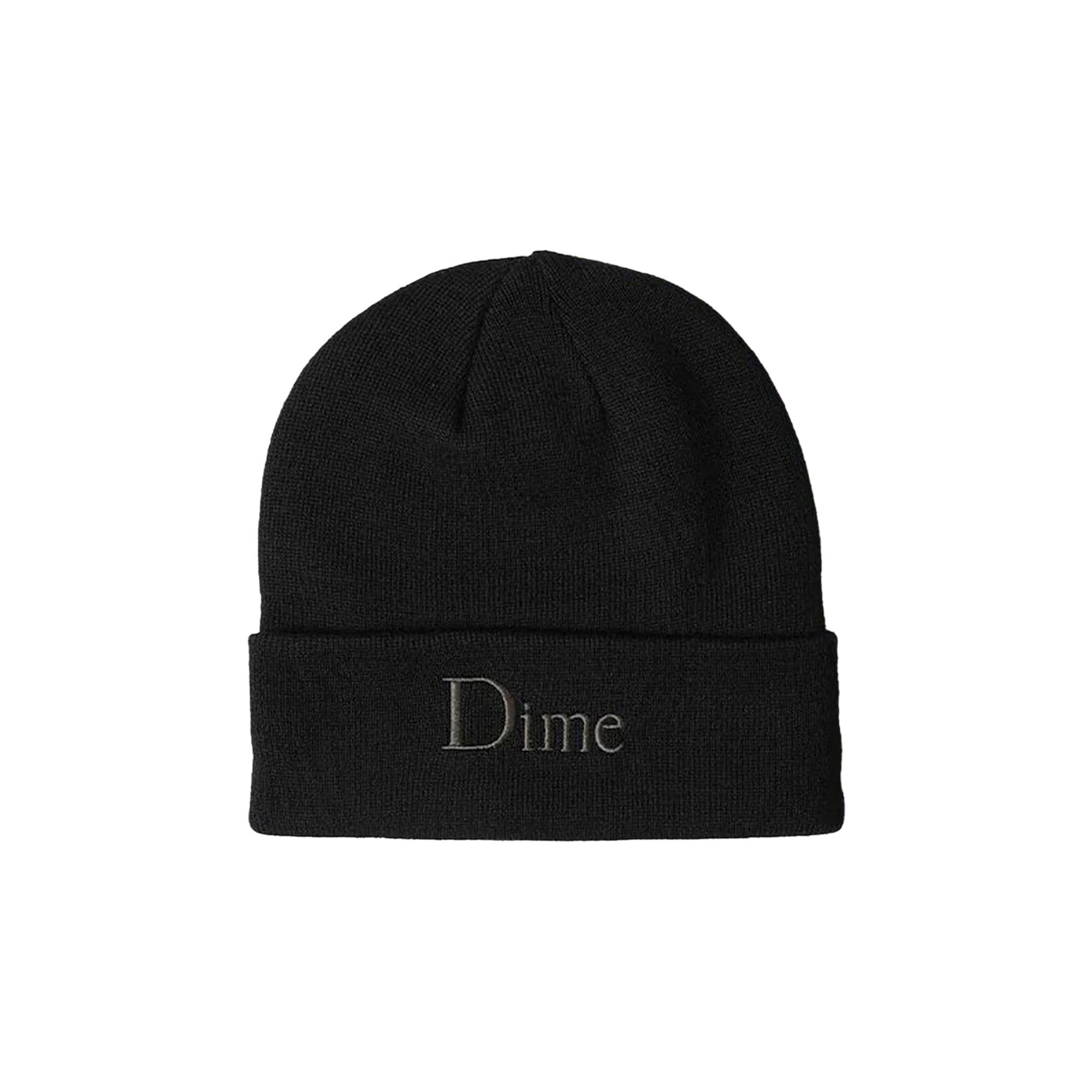 Buy Dime Classic Wool Fold Beanie 'Black' - DIME23D2F40BLK | GOAT