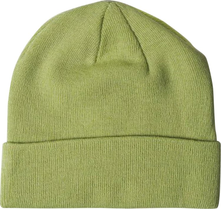 Dime Classic Wool Fold Beanie Lime