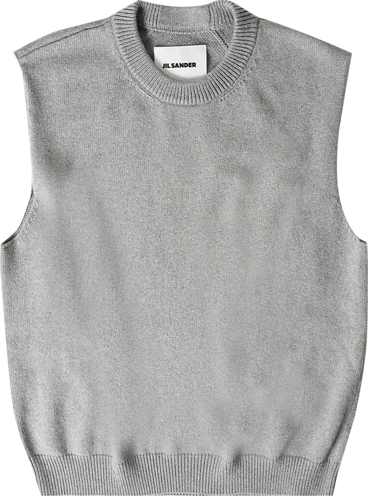 Jil Sander Crewneck Vest 'Grey'