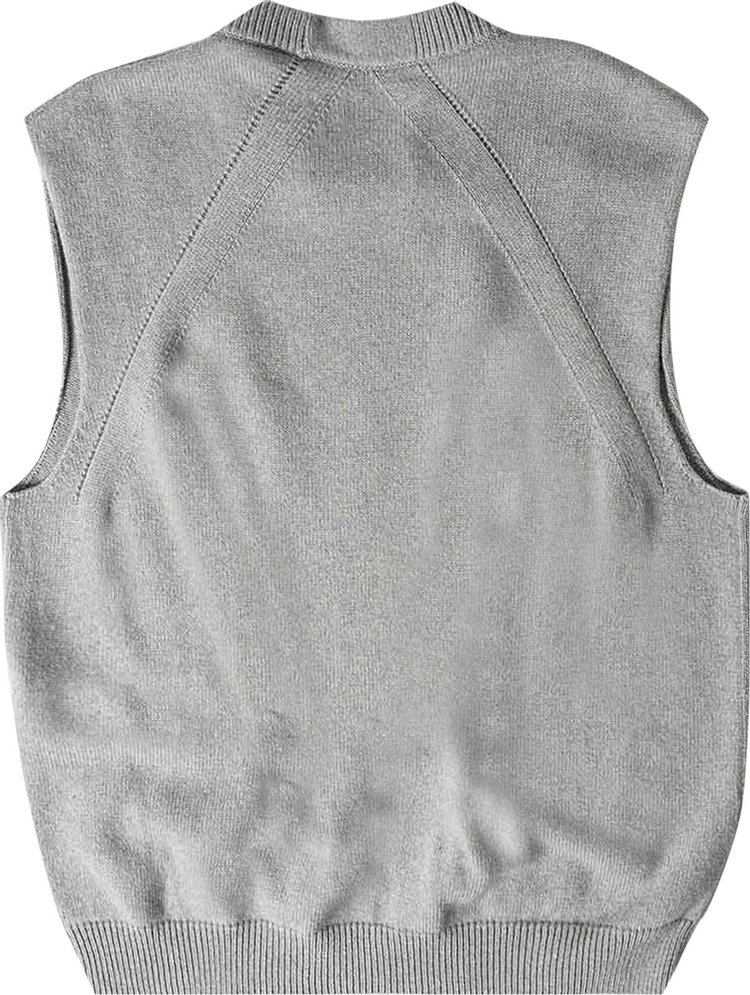 Jil Sander Crewneck Vest Grey