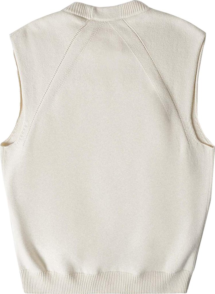 Jil Sander Crewneck Vest White