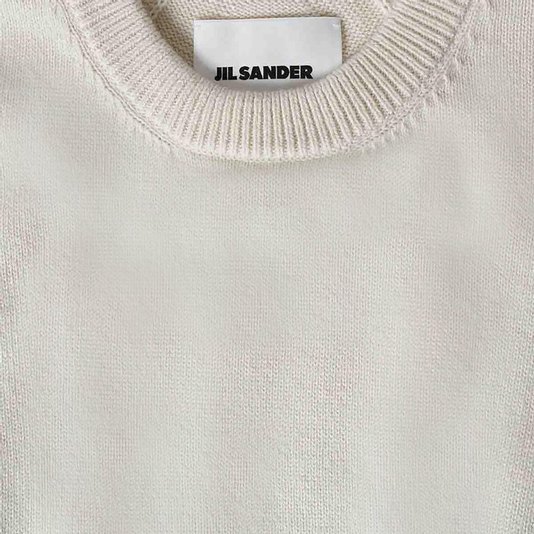 Jil Sander Crewneck Vest White