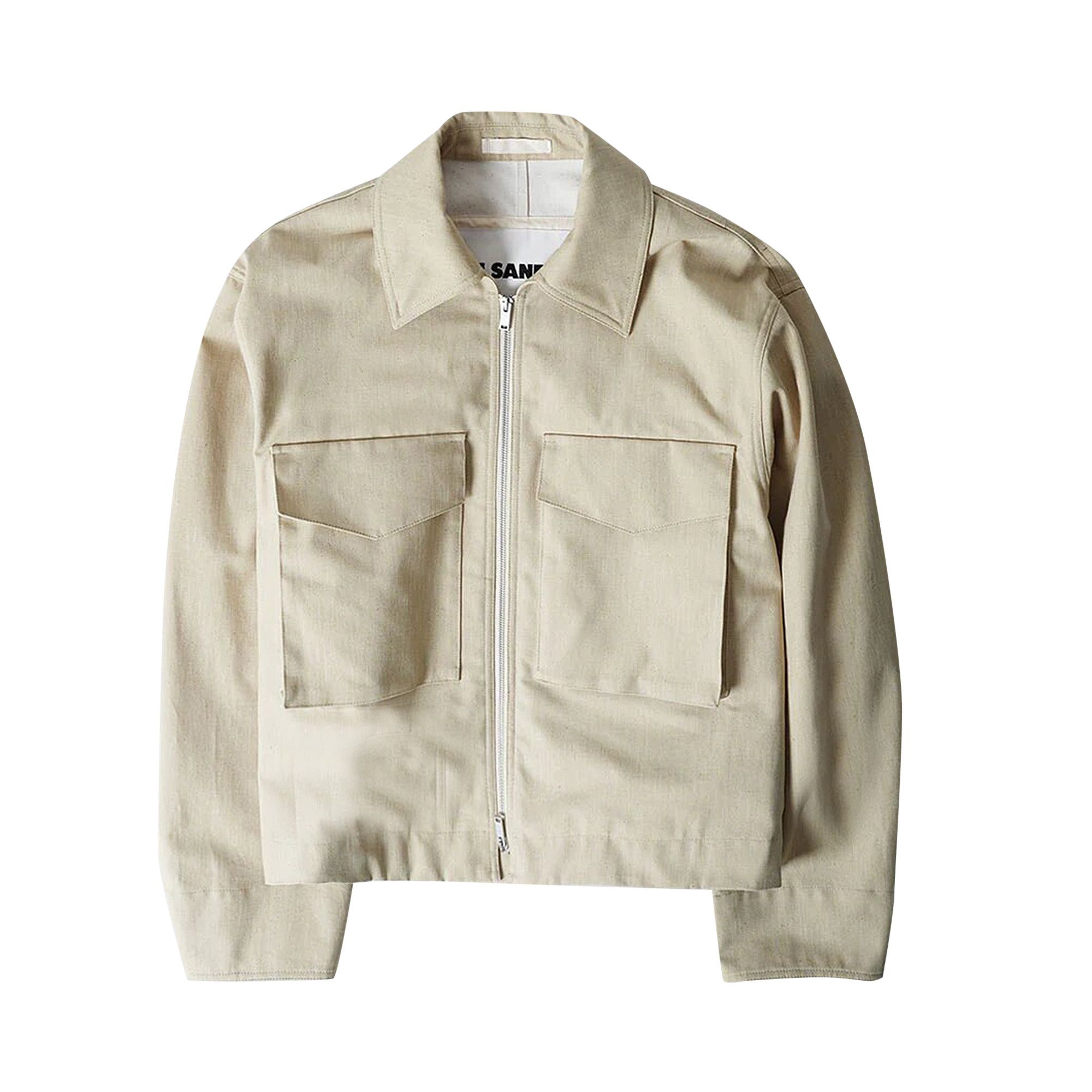 Buy Jil Sander Canvas Jacket Beige J22BN0101 J45073 927 GOAT CA