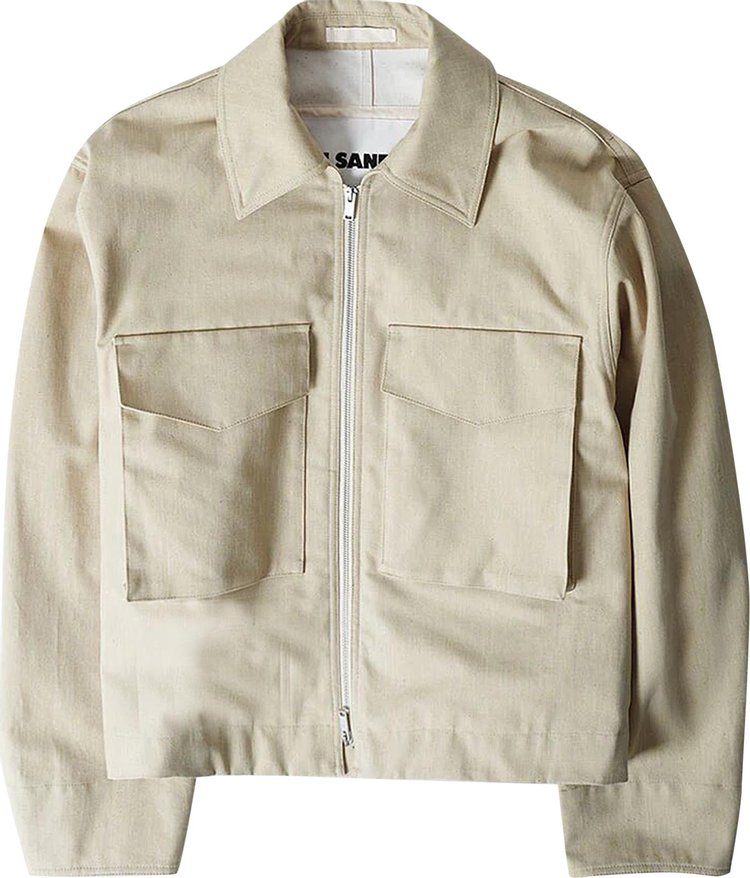 Jil Sander Canvas Jacket 'Beige'