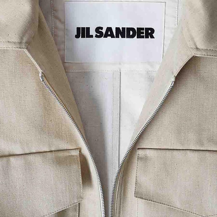 Jil Sander Canvas Jacket Beige