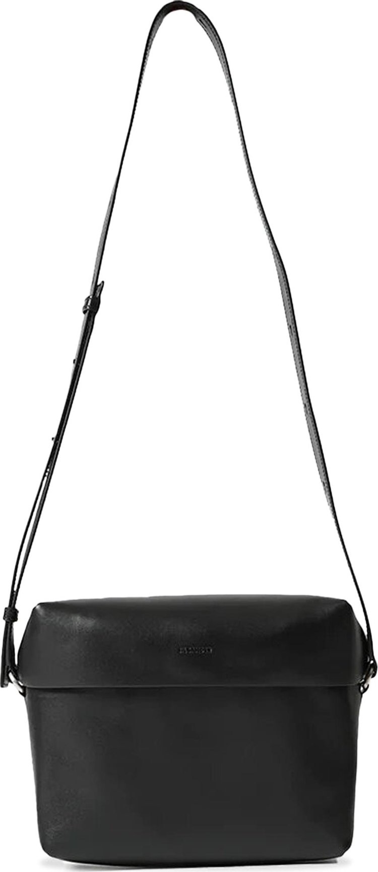 Jil Sander Leather Shoulder Bag Black