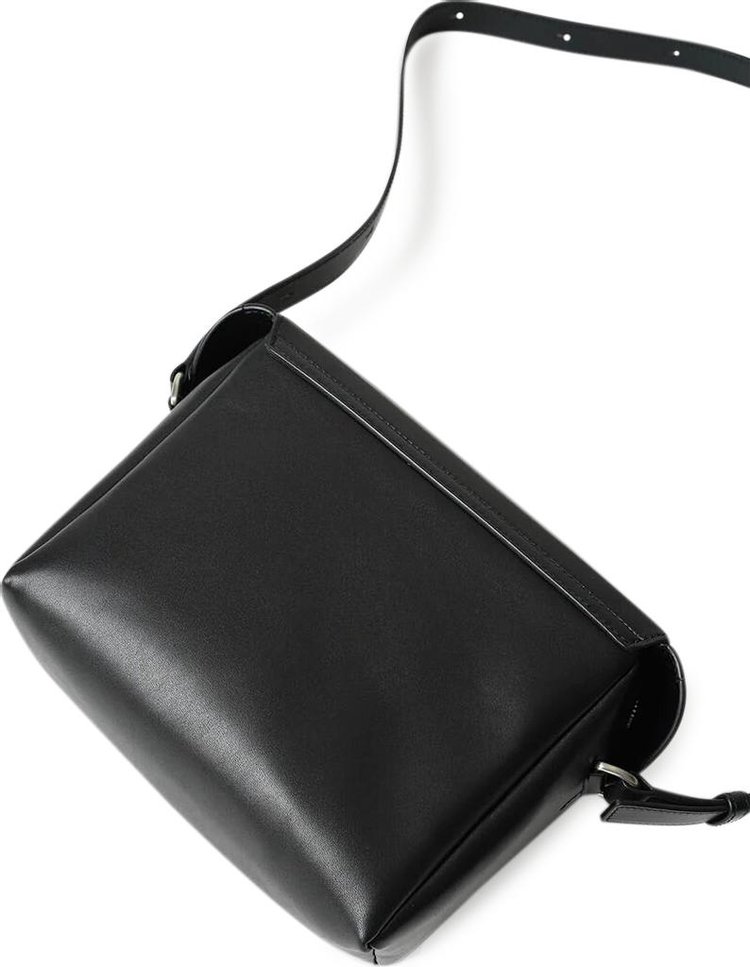 Jil Sander Leather Shoulder Bag Black