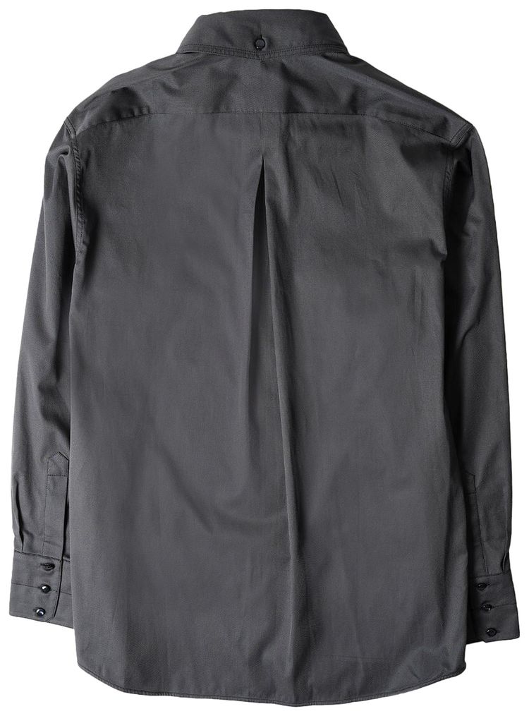 Lemaire Wrap Overshirt Zinc