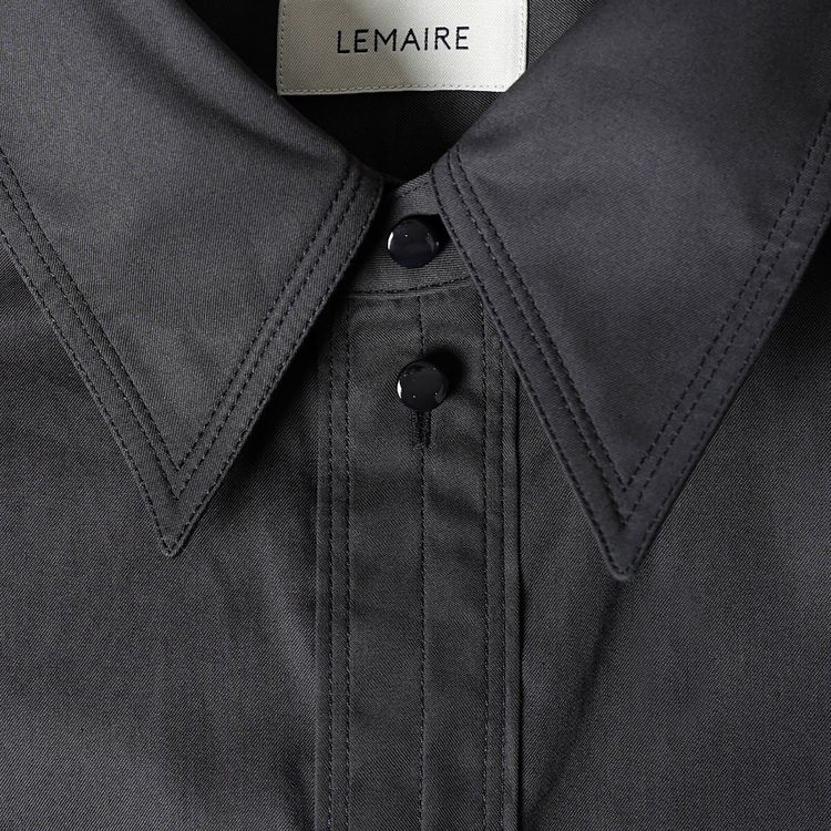 Lemaire Wrap Overshirt Zinc