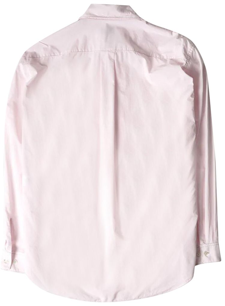 Lemaire Regular Long Sleeve Shirt Light Pink
