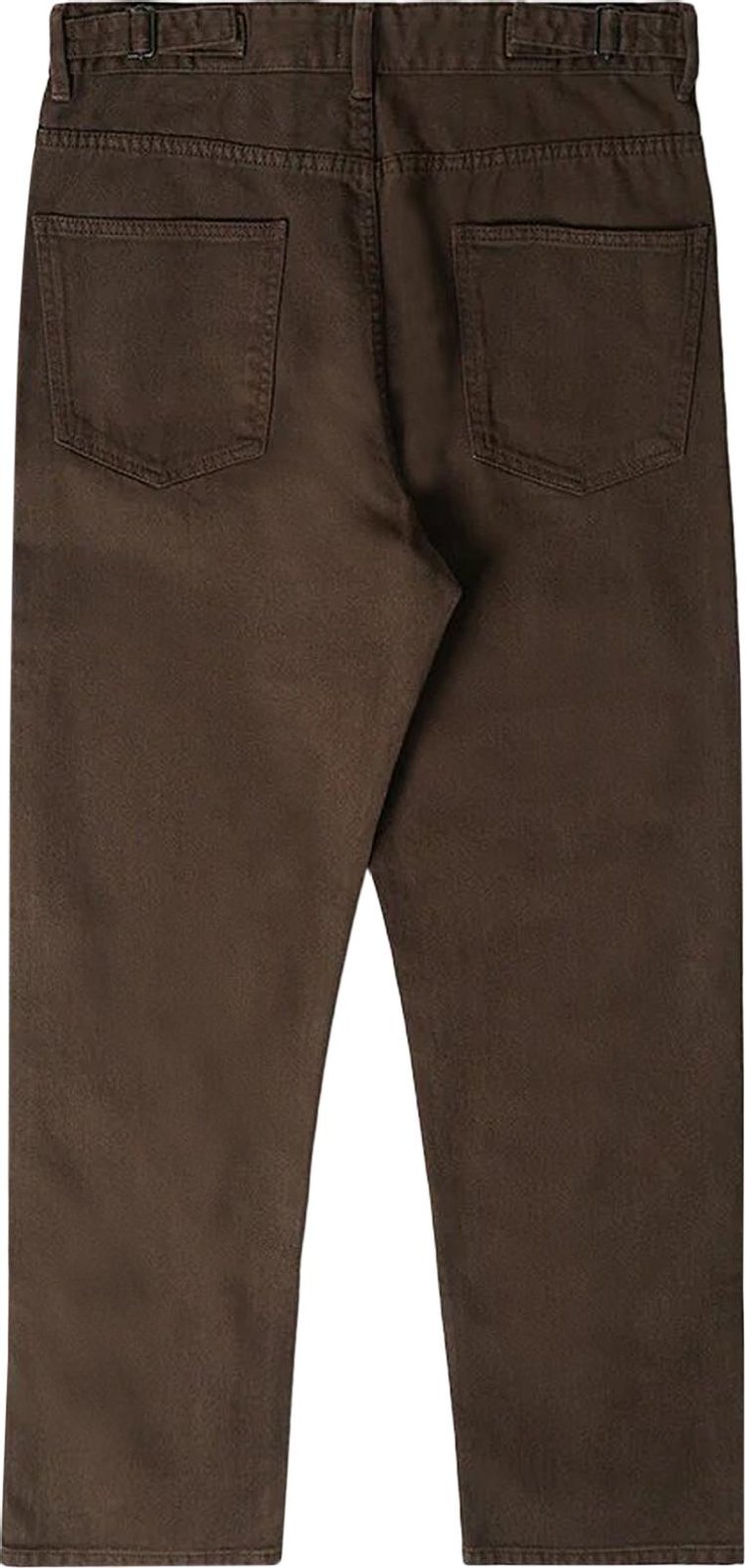 Lemaire Curved 5 Pocket Pants Espresso