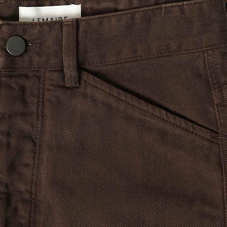 Lemaire Curved 5 Pocket Pants Espresso