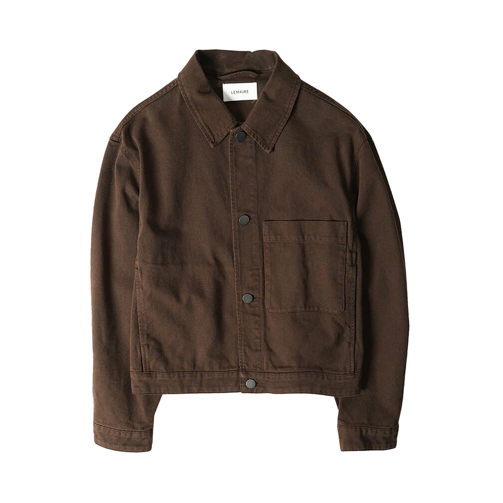 LEMAIRE │ LEATHER TRUCKER JACKET LEMAIRE Trucker Jacket | Black | FARFETCH CA