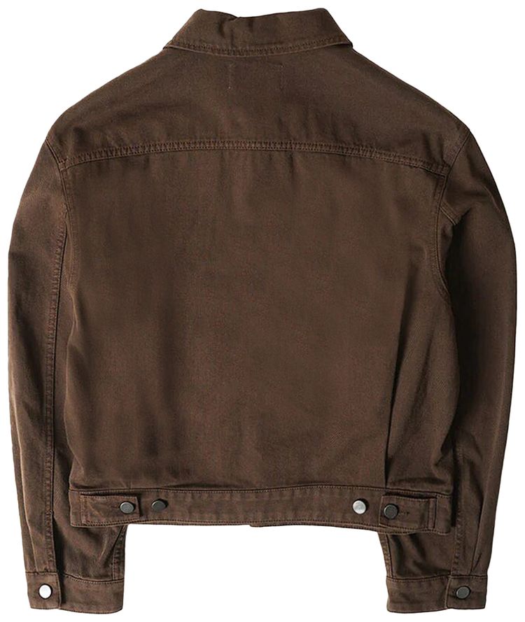 Lemaire Boxy Trucker Jacket Espresso