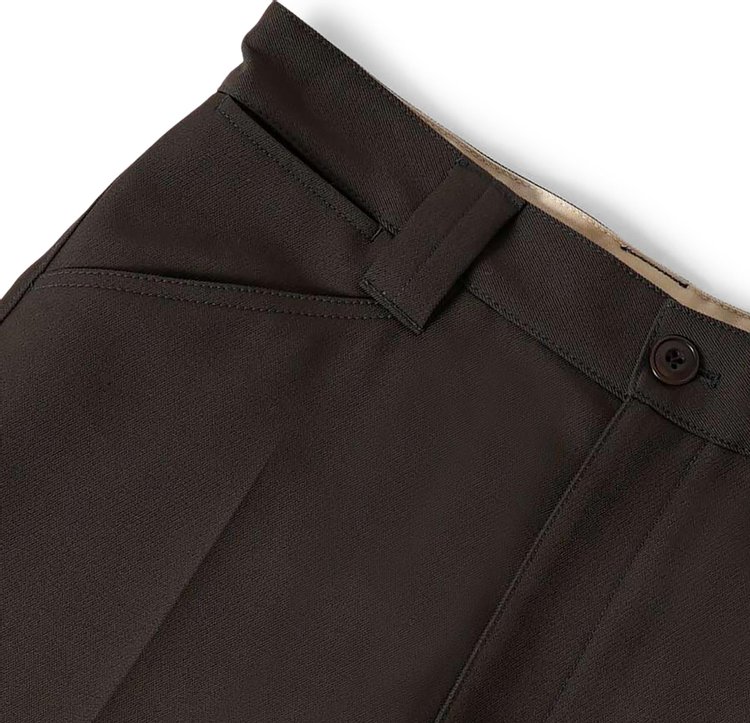 Lemaire Straight Fit Jeans Dark Brown