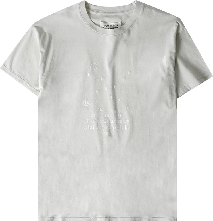 Maison Margiela Numbers Logo T-Shirt 'Cream'