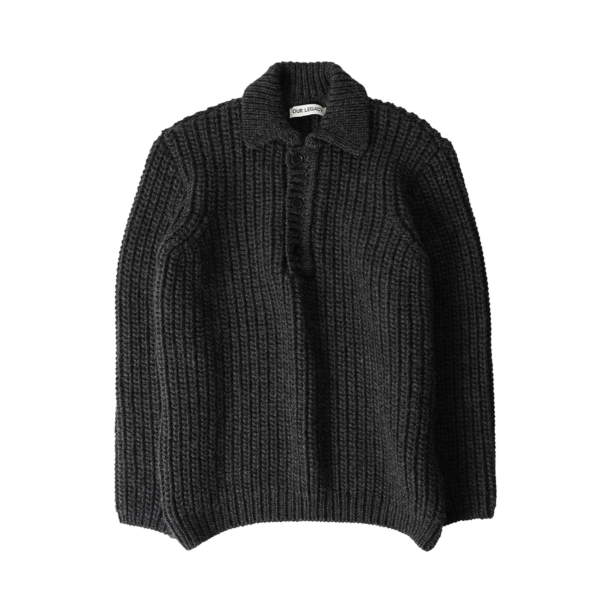 トップス OUR LEGACY BIG PIQUET WOLF GREY 46 Our Legacy - BIG PIQUET WOLF GRAY CHUNKY WOOL – LE LABO STORE