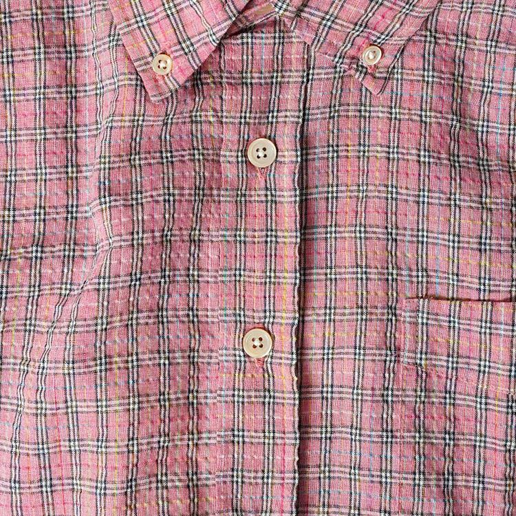 Our Legacy Borrowed BD Shirt Pink Kumble Check