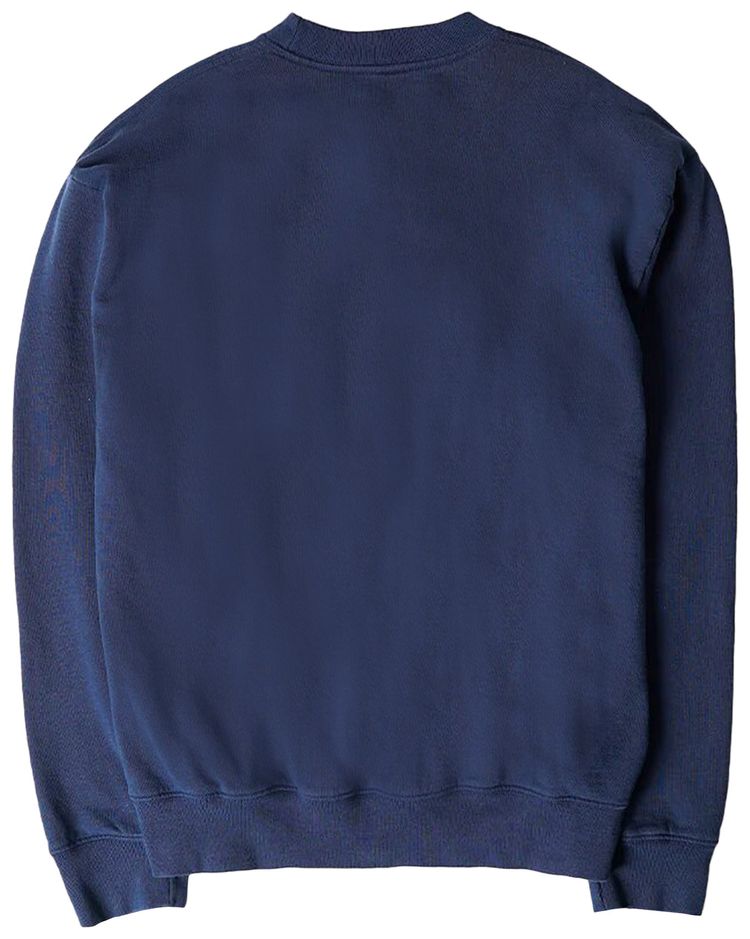 Sporty  Rich Public Health Club Sweatshirt Navy