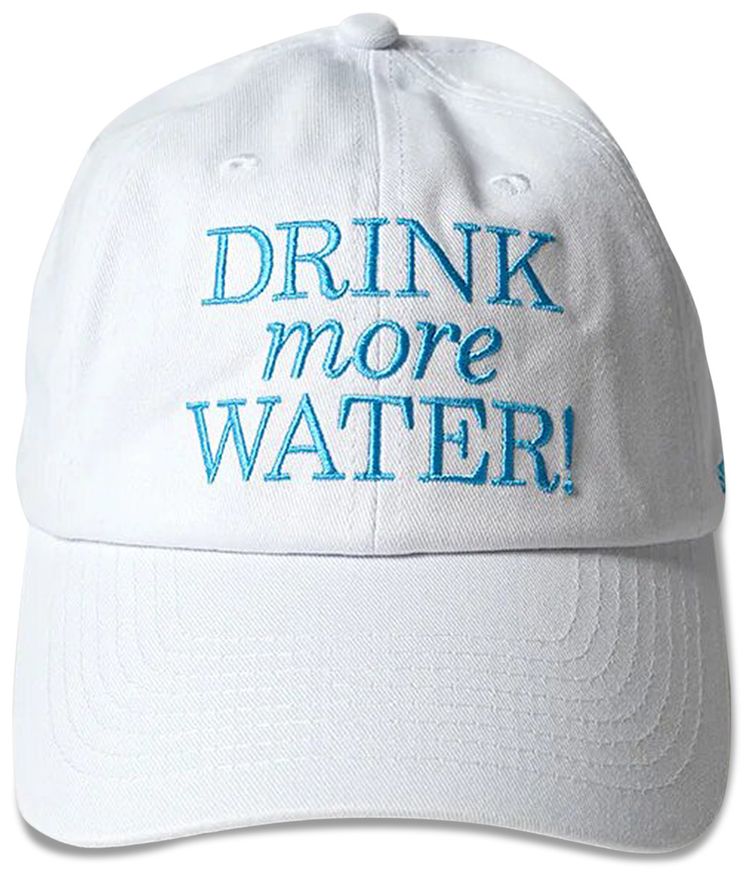 Sporty  Rich Public New Drink Water Ball Cap WhiteAtlantic
