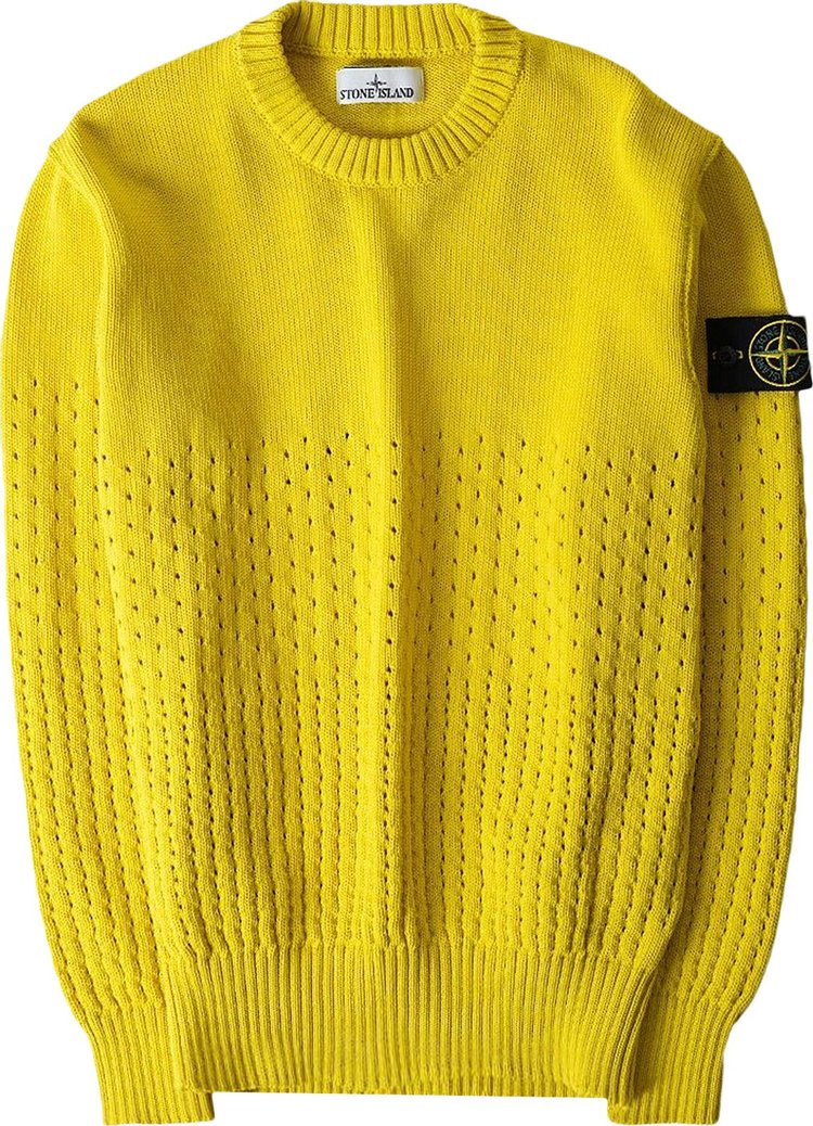 Stone Island Crewneck Sweater Yellow