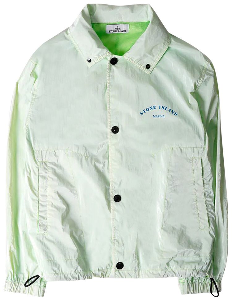 Stone Island Marina Stop Prismatico Jacket Light Green
