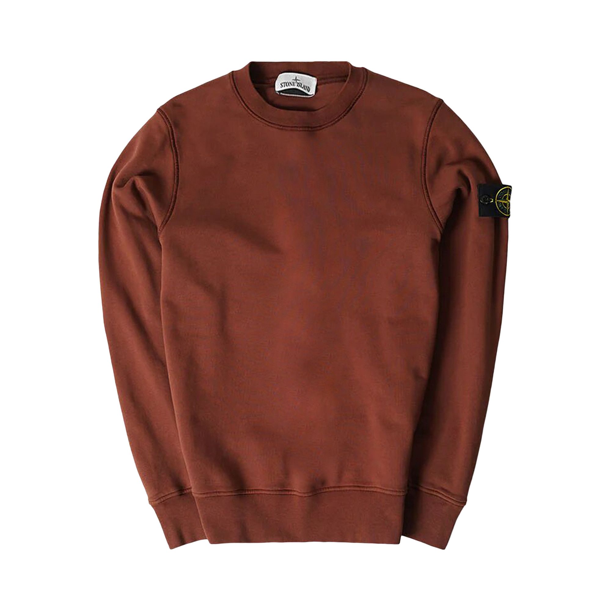 Buy Stone Island Crewneck Sweatshirt 'Brick Red' - 791563051 V0077