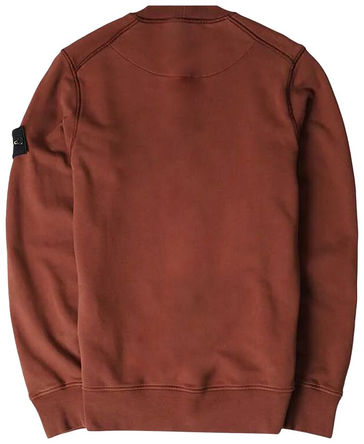Stone Island Crewneck Sweatshirt Brick Red