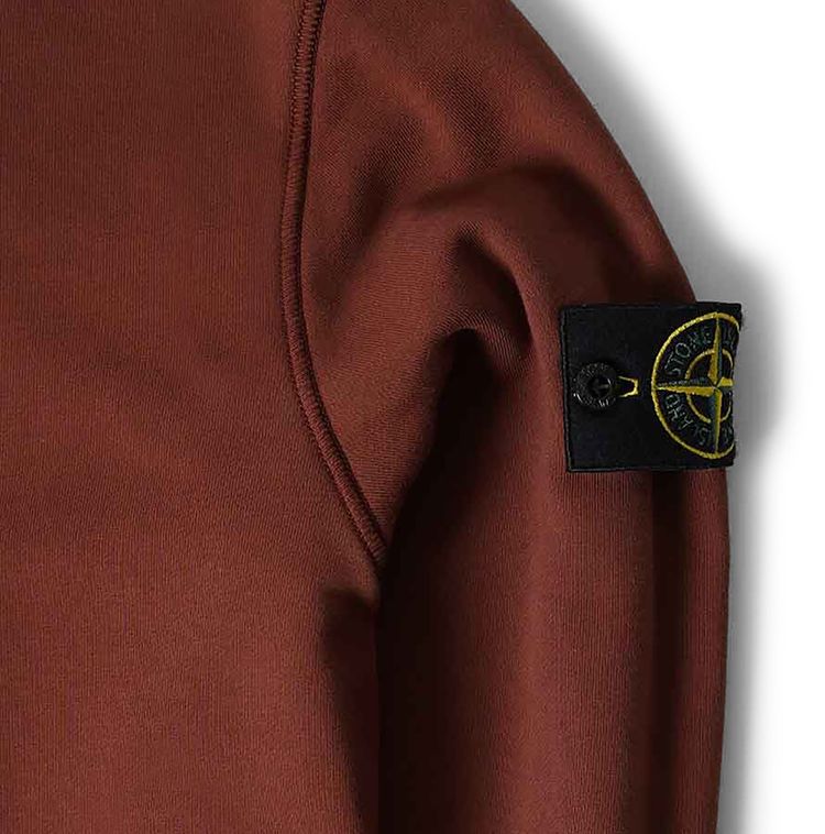 Stone Island Crewneck Sweatshirt Brick Red