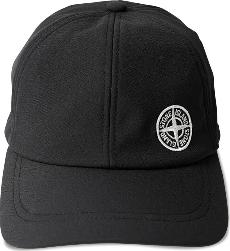 Stone Island Soft Shell Cap Black