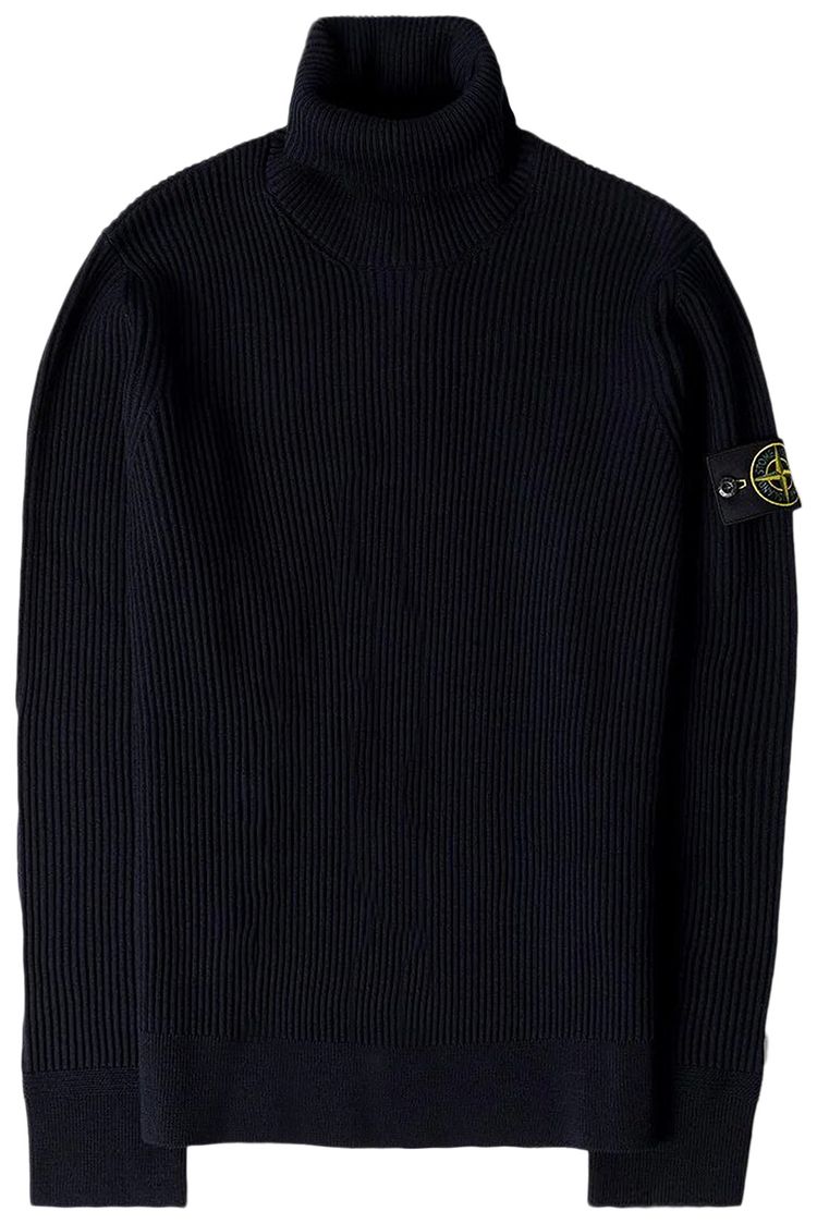 Stone Island Turtleneck Jumper Blue