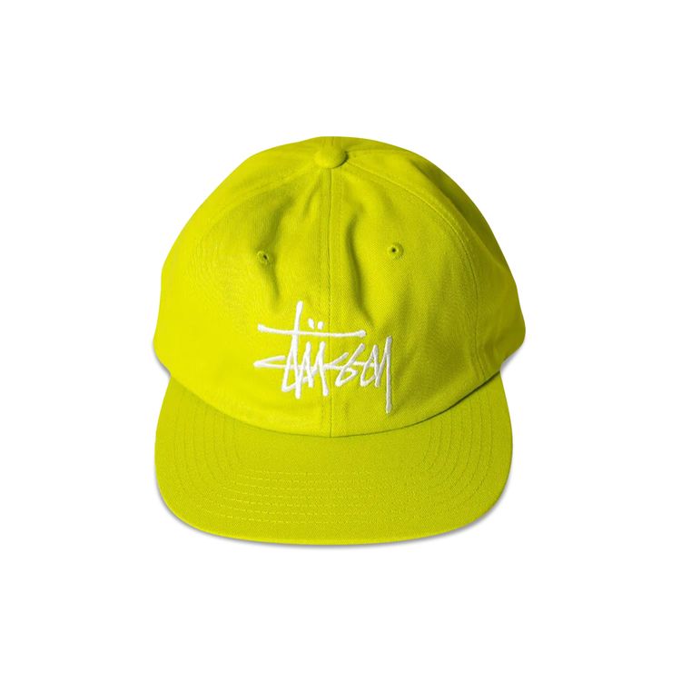 Buy Stussy Strapback Cap 'Yellow' - 1311104 YELL | GOAT