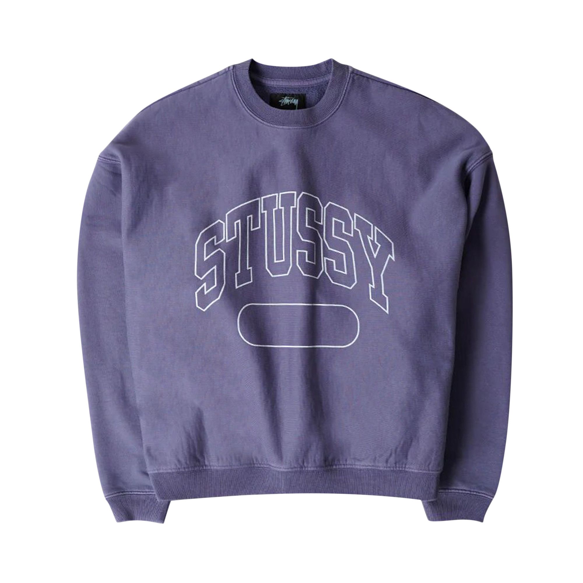 Buy Stussy Varsity Oversized Sweatshirt 'Washed Blue