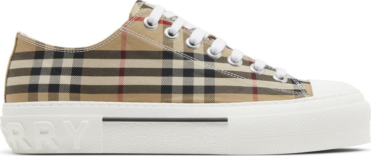 Burberry Check Cotton Sneakers 'Archive Beige'