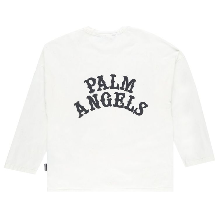 Palm Angels Dice Game Long Sleeve T Shirt Off WhiteMulticolor