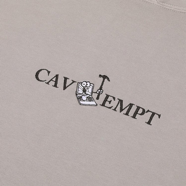 Cav Empt Overdye MD Input Hammer Hoodie Grey