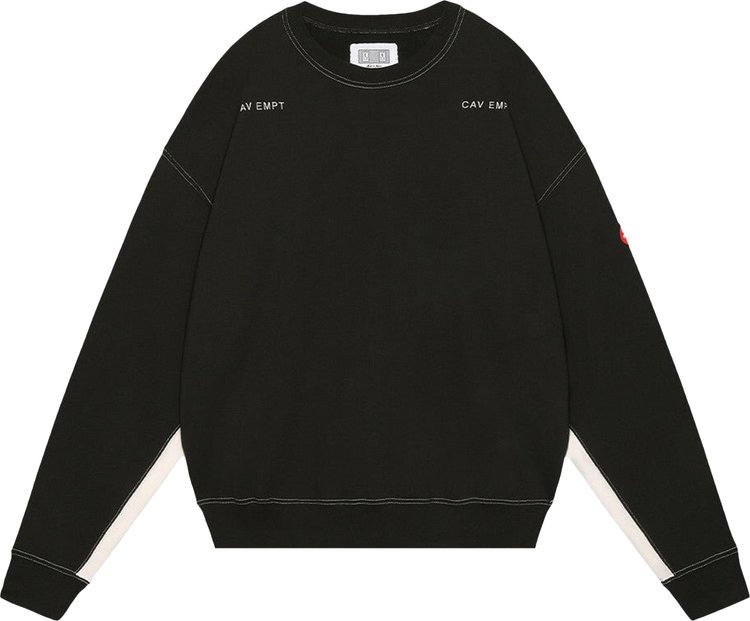 Cav Empt Solid Crewneck 2 Black