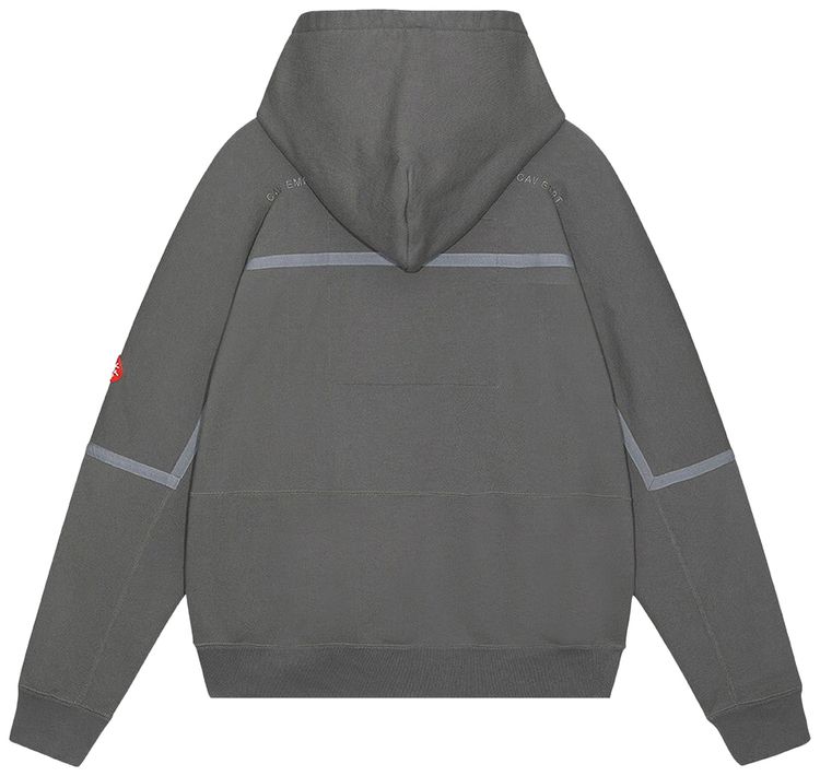 Cav Empt Taped Cut Heavy Hoodie Charcoal