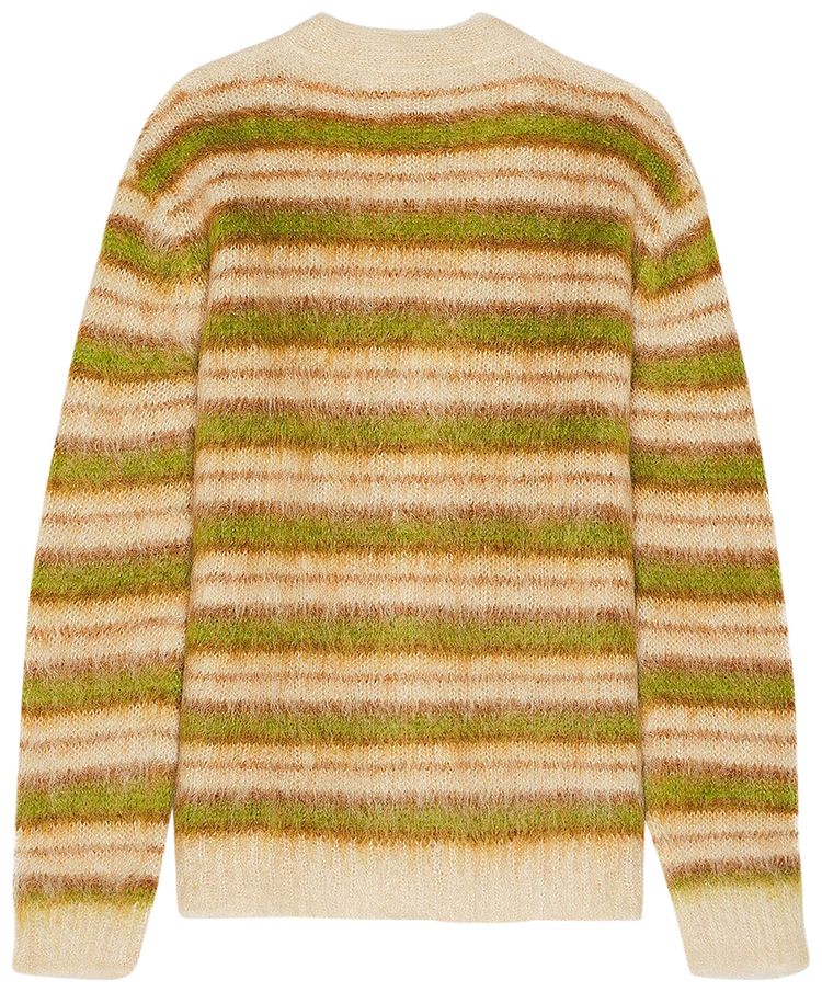 Marni V Neck Long Sleeve Cardigan Light Camel