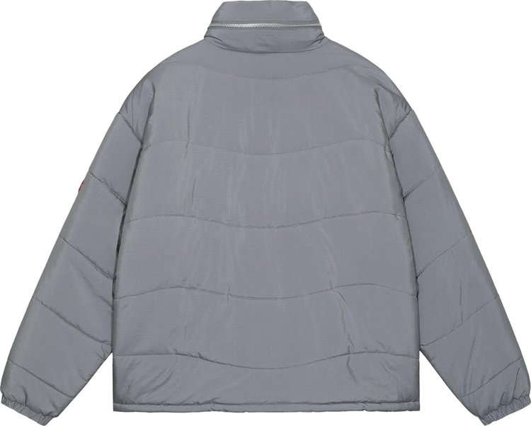 Cav Empt Wave Stitch Puff Jacket Grey